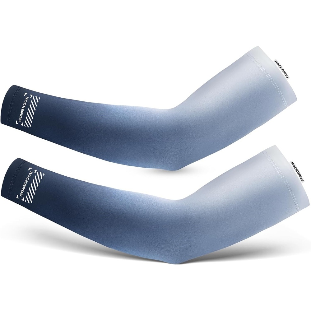 imageROCKBROS Arm Sleeves Compression Sleeves to Cover Arms for Men Women UPF50 Sun Protection Basketball Shooting