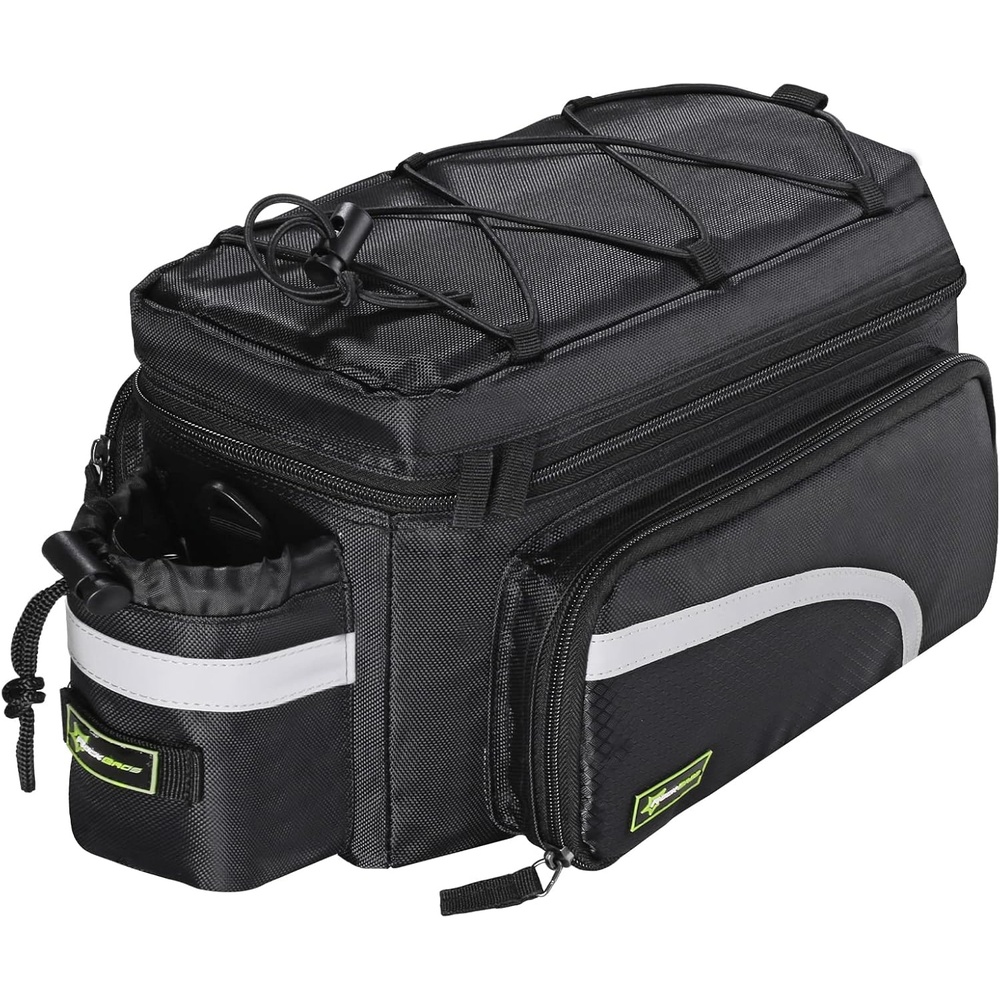 imageROCKBROS Bike Trunk Bag 13L25L Bike Rear Rack Bag Bike Cargo Rack Bag Rear Rack Carrier Bag