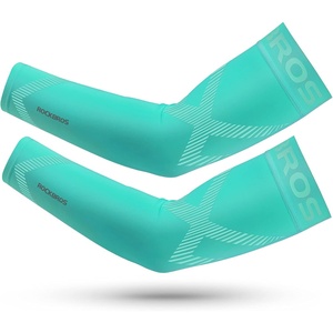 ROCKBROS Arm Sleeves for Men Women UV Protection UPF 50 Cooling Sun Sleeves Tattoo Cover(Blue)