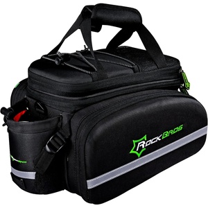 ROCKBROS Bike Trunk Bag 17L-45L Bike Rear Rack Bag Waterproof(Black Grey)