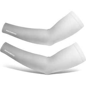 ROCKBROS Sun Protection Arm Sleeves Cooling Running Golf Fishing Cycling Arm Sleeves(Grey2)