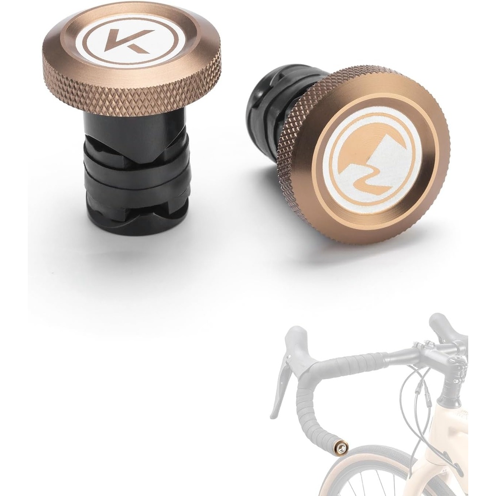 image:imageROCKBROS Handlebar End Plugs Expanding Aluminum and Adjustable Handlebar Bike Bar Ends for Road Mountain BMX MTB Bicycle 2 Set Plug or Cap for Bike Bars