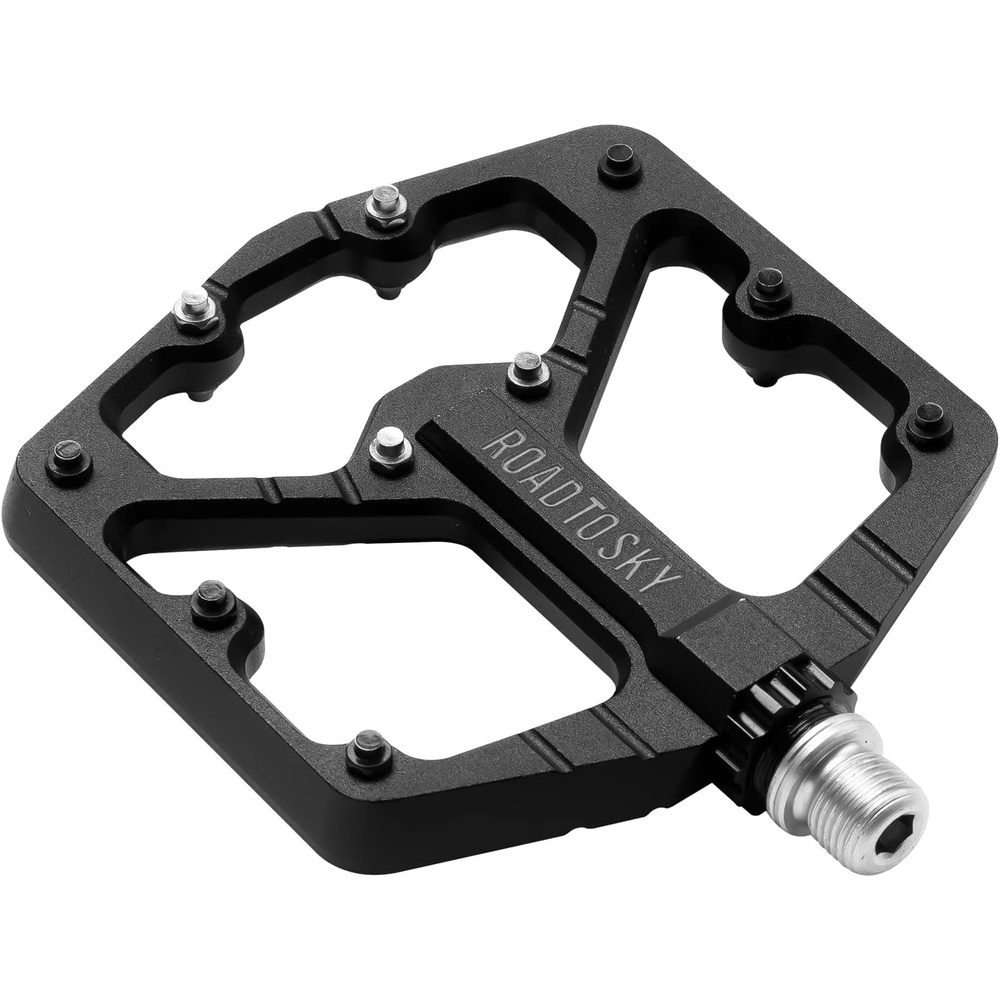 image:imageROCKBROS Mountain Bike Pedals MTB Pedals Flat Bike Pedals Sealed Bearing NonSlip Bicycle Platform Pedals Aluminum Alloy 916 for BMX Road Bike