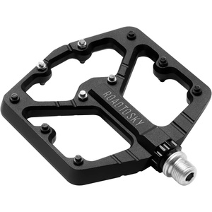 ROCKBROS Mountain Bike Pedals MTB Pedals Flat Bike Pedals Sealed Bearing Non-Slip Bicycle Platform Pedals Aluminum Alloy 9/16″ for BMX Road Bike