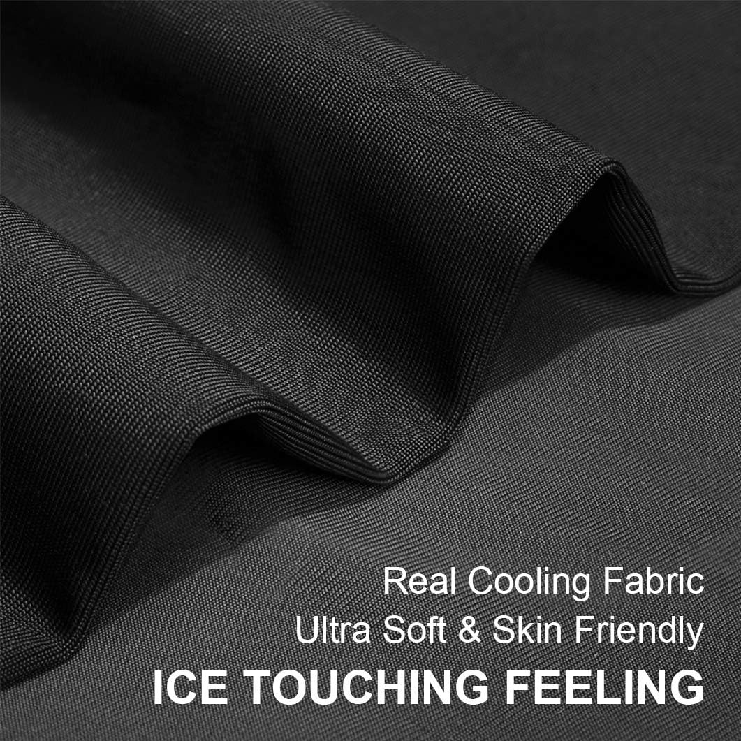 image:imageROCKBROS Cooling Neck Gaiter Bandana Face Mask for Men Neck Gaiters Summer Half Face Scarf Cover Sun UV ProtectionDark Gray