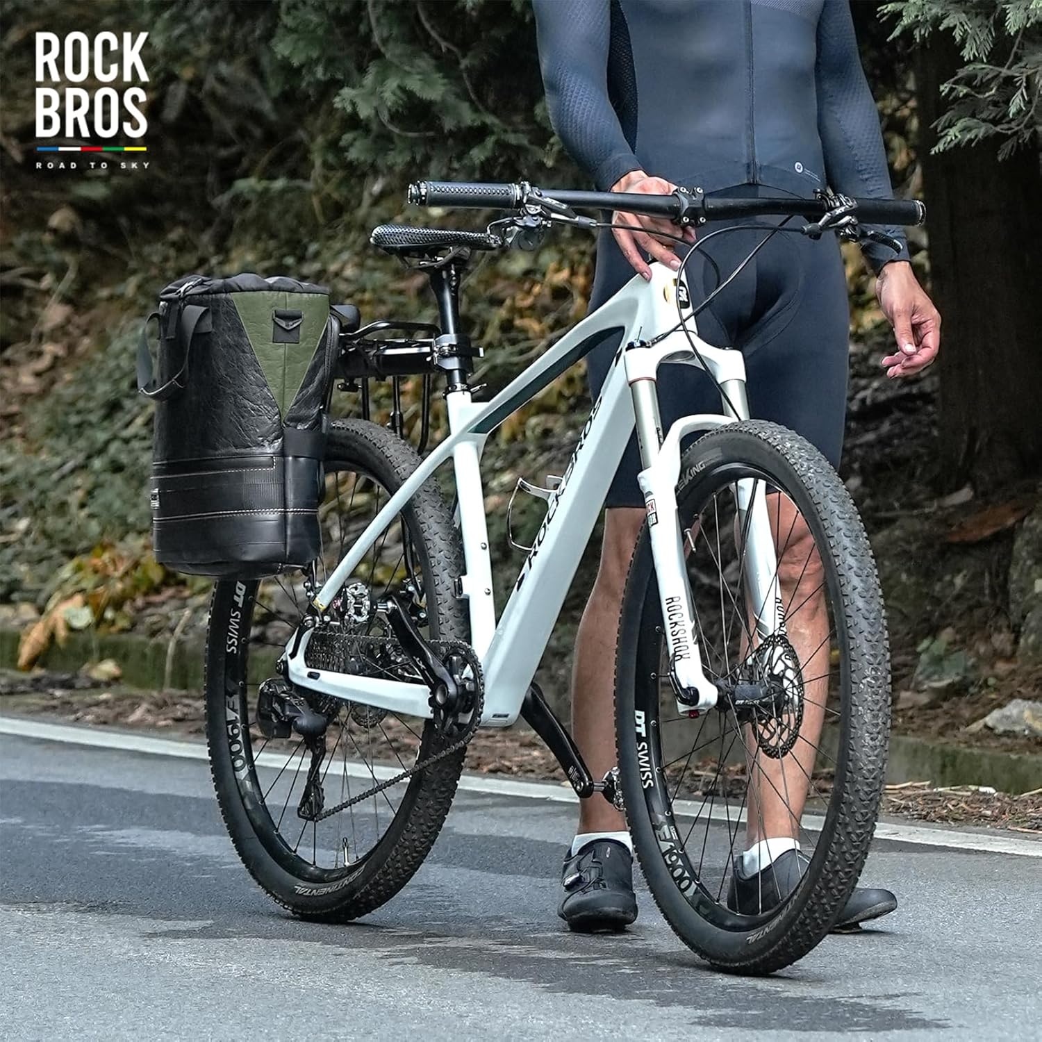 image:imageROCKBROS ROAD TO SKY 12L MTB Bike Rack Bag Bike Bags for Bicycles Rear Rack EbikeBicycle accessories