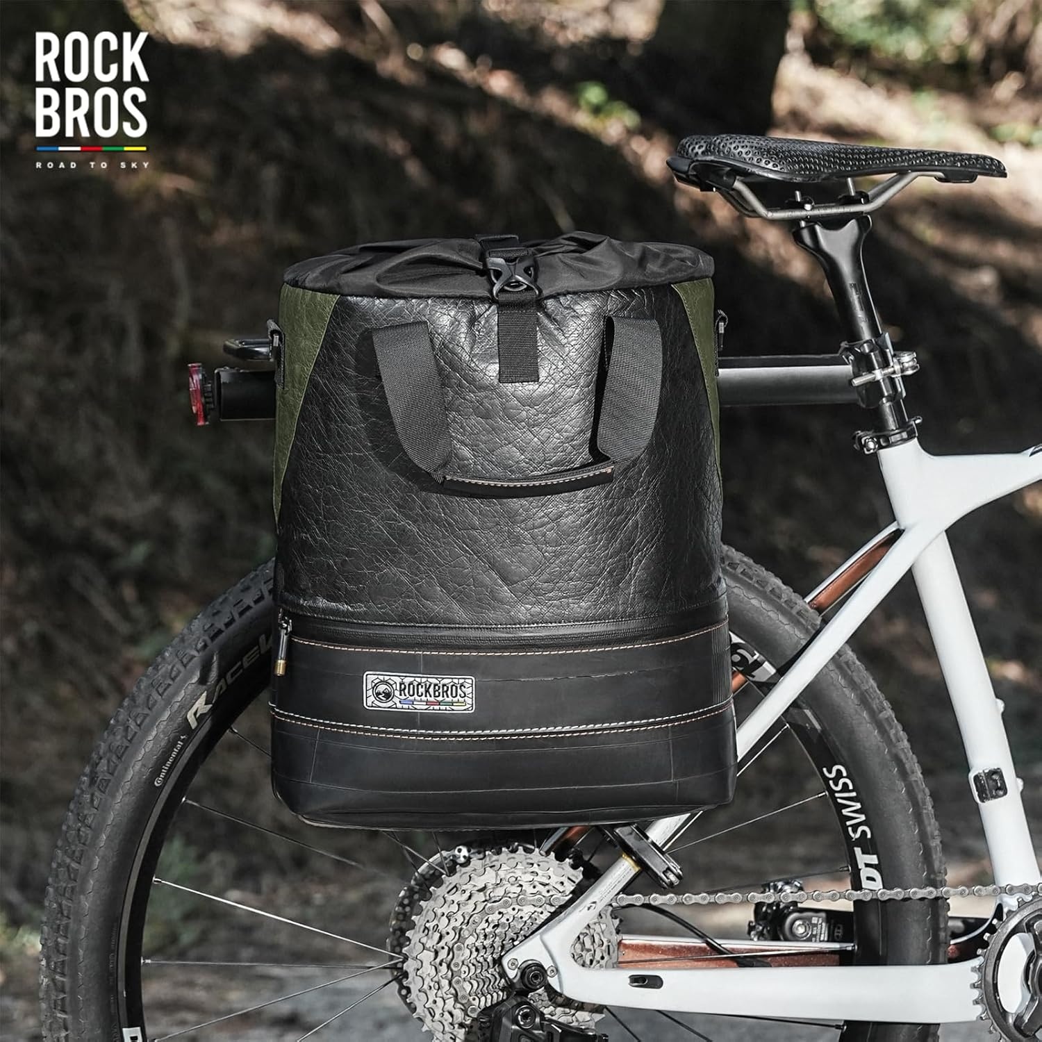 image:imageROCKBROS ROAD TO SKY 12L MTB Bike Rack Bag Bike Bags for Bicycles Rear Rack EbikeBicycle accessories
