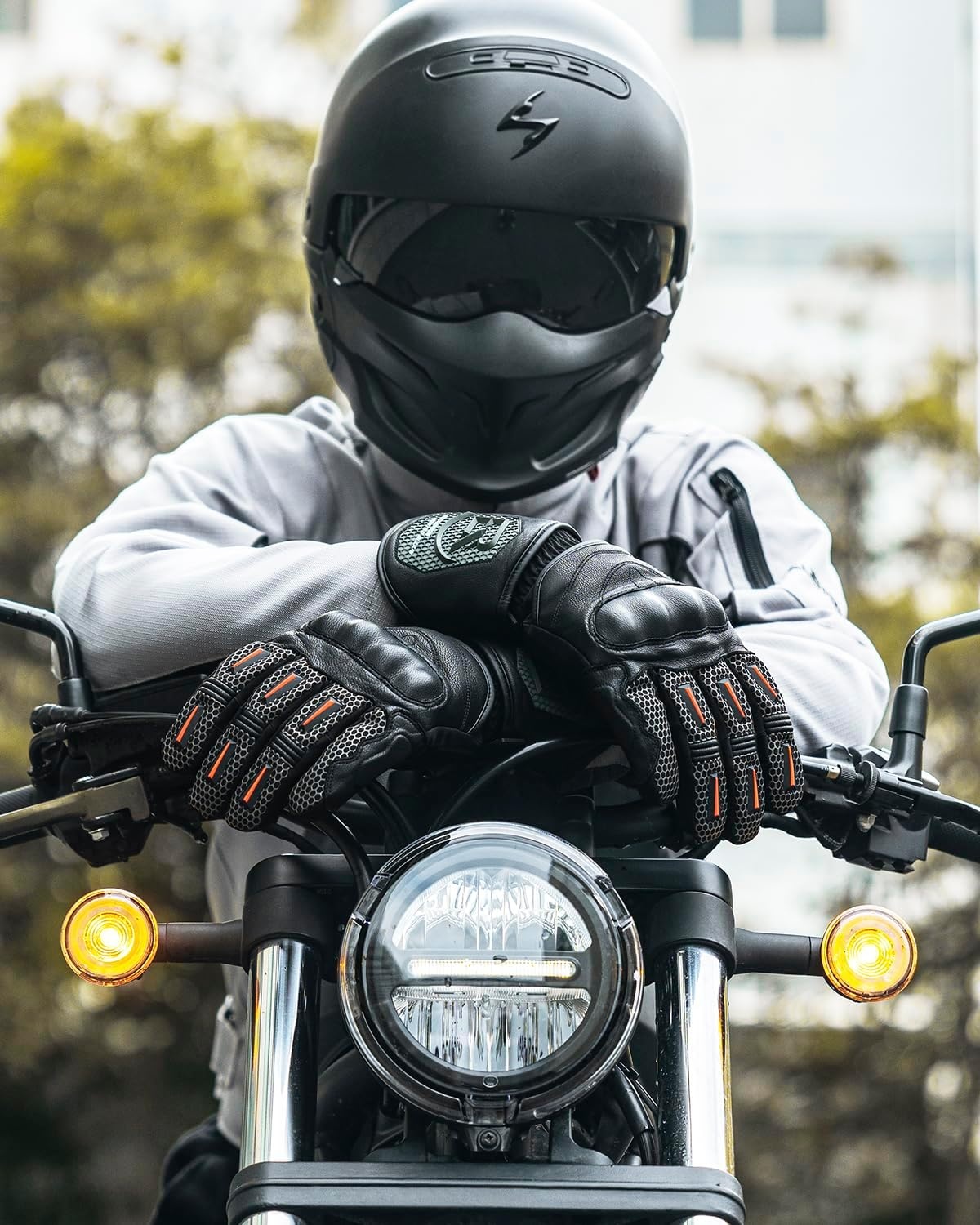 image:imageROCKBROS Winter Motorcycle Glove for Men Cold Weather Warm Motorcycle Winter Gloves with Touchscreen for Riding ATV UTV SnowmobileClimbingSmall