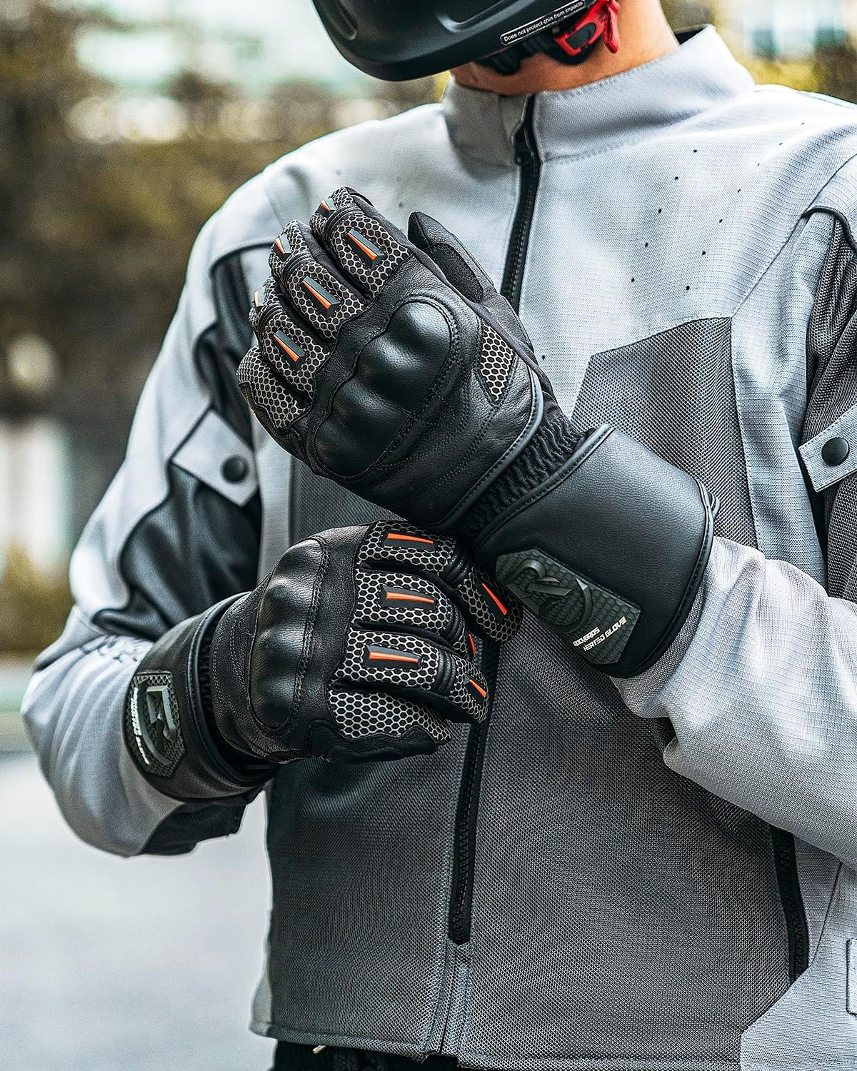 image:imageROCKBROS Winter Motorcycle Glove for Men Cold Weather Warm Motorcycle Winter Gloves with Touchscreen for Riding ATV UTV SnowmobileClimbingSmall