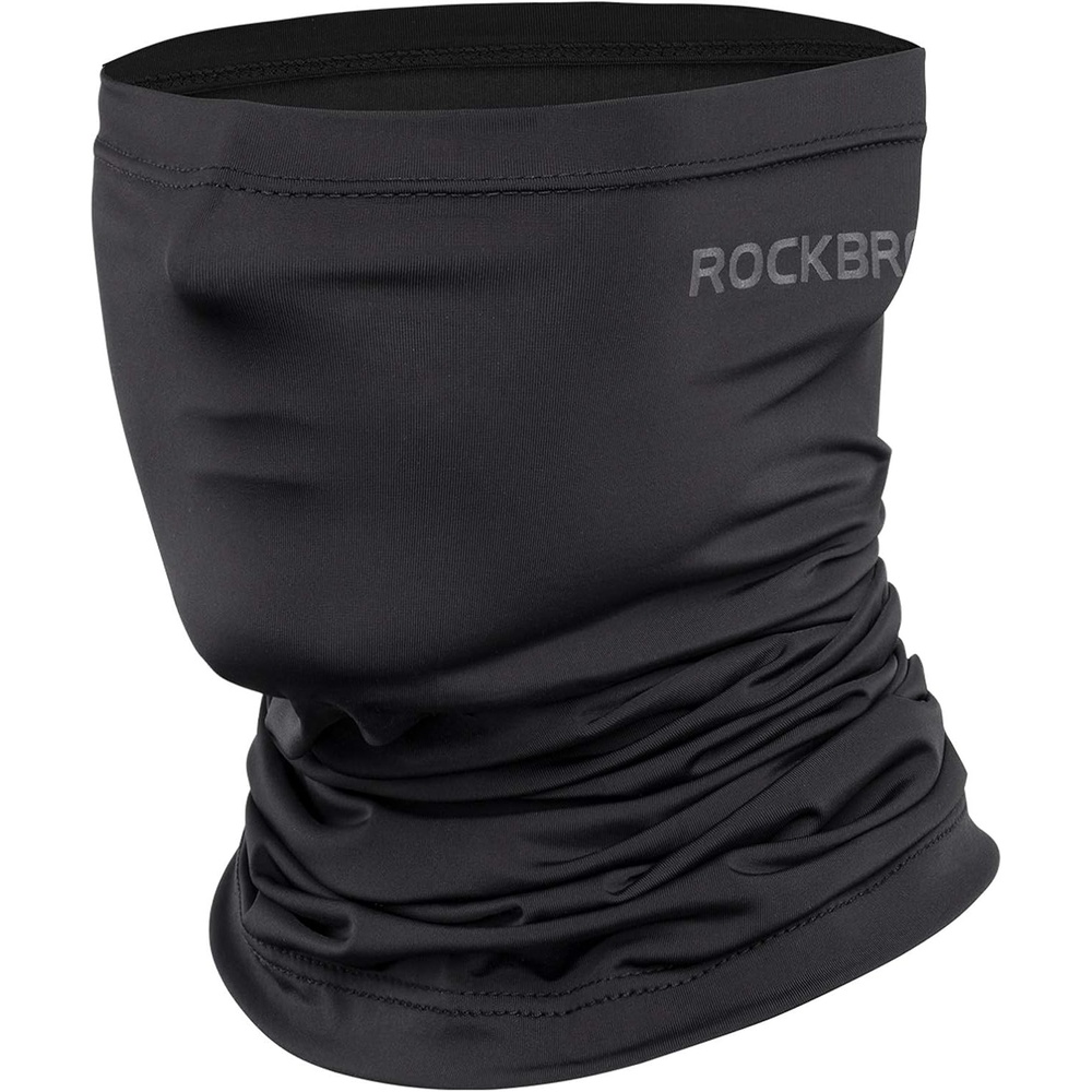 image:imageROCKBROS Cooling Neck Gaiter Bandana Face Mask for Men Neck Gaiters Summer Half Face Scarf Cover Sun UV ProtectionBlack