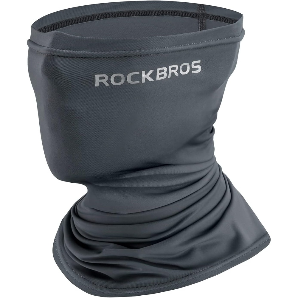 image:imageROCKBROS Cooling Neck Gaiter Bandana Face Mask for Men Neck Gaiters Summer Half Face Scarf Cover Sun UV ProtectionDark Gray