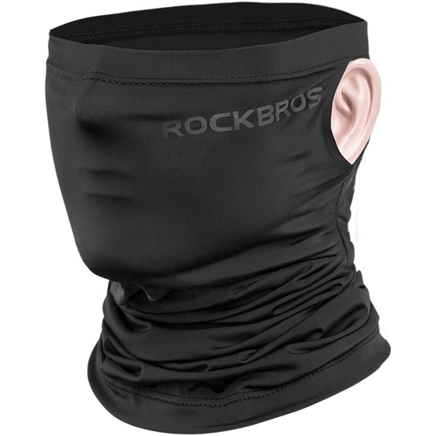 image:imageROCKBROS Cooling Neck Gaiter Face Mask Fishing Scarf Face Cover for Men WomenBlack