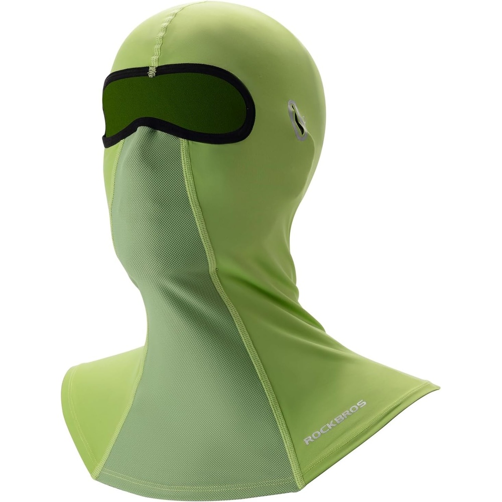 image:imageROCKBROS Summer Balaclava Face Mask Cooling Neck Gaiter Breathable Face Covering Motorcycle Cycling for Men WomenGreen