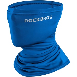 ROCKBROS Cooling Neck Gaiter Bandana Face Mask for Men Neck Gaiters Summer Half Face Scarf Cover Sun UV Protection(Blue)