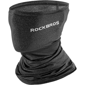 ROCKBROS Cooling Neck Gaiter Bandana Face Mask for Men Neck Gaiters Summer Half Face Scarf Cover Sun UV Protection(Light Grey)