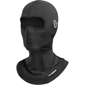 ROCKBROS Summer Balaclava Face Mask Cooling Neck Gaiter Breathable Face Covering Motorcycle Cycling for Men Women(Black)