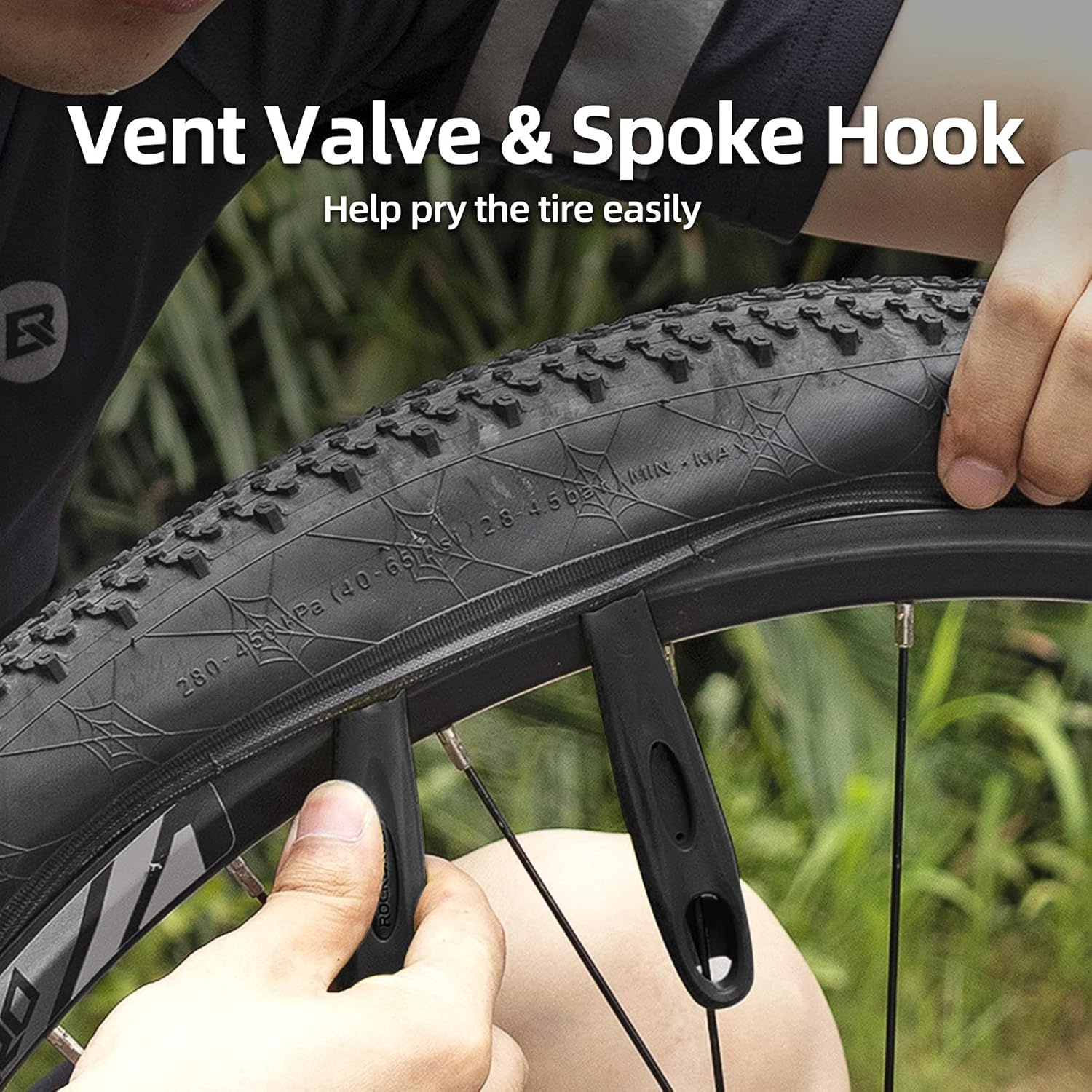 image:imageROCKBROS 16 In 1 MultiFunction Bike Tool Kit Portable Foldable Bike Multitool Cycling Tool Kit With Allen Wrench Tire Levers16 in 1 Tools