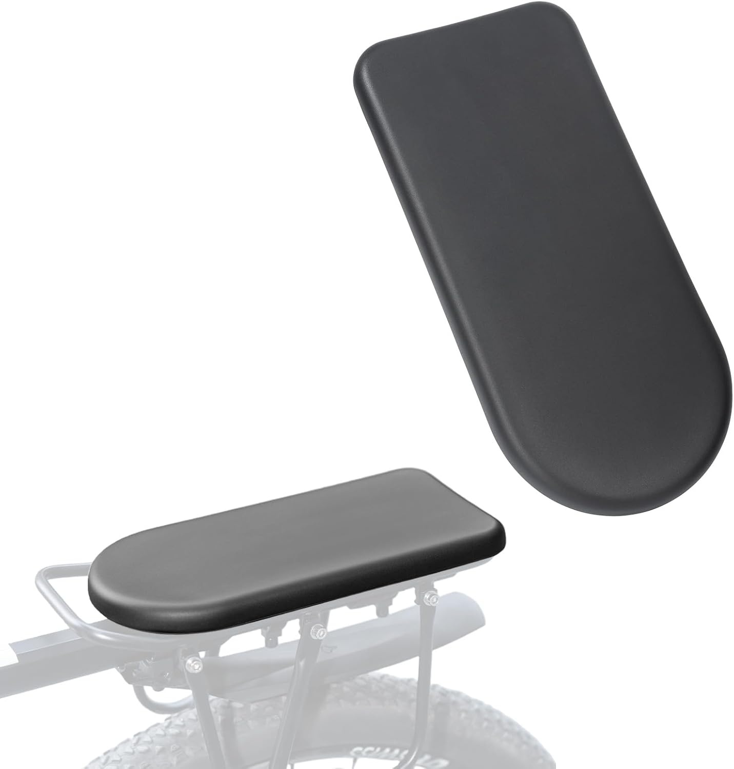 image:imageROCKBROS Bike Rear Seat Kids Pad Manned Cushion with Hook amp Loop Strap Child Bike Seat Bicycle Back Shelf MTB Ebike Carrier for Cargo amp Passenger 126 59 inch