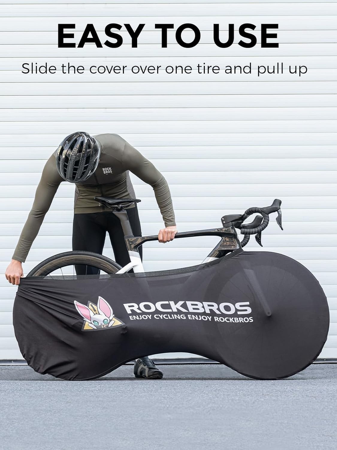 image:imageROCKBROS Bike Wheel Cover Indoor Dustproof High Elastic Bicycle Wheel Cover for 2429 700c Mountain Bikes510014002