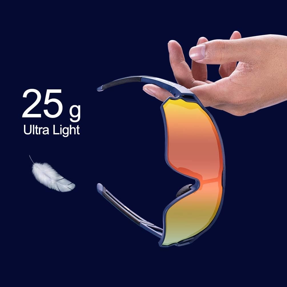 image:imageROCKBROS Polarized Sunglasses UV Protection for Women Men Cycling SunglassesBlue