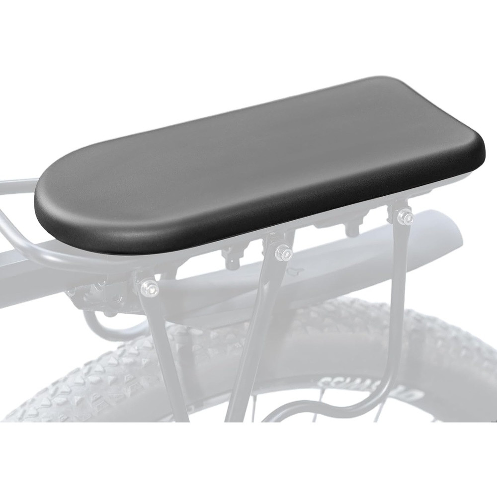 image:imageROCKBROS Bike Rear Seat Kids Pad Manned Cushion with Hook amp Loop Strap Child Bike Seat Bicycle Back Shelf MTB Ebike Carrier for Cargo amp Passenger 126 59 inch