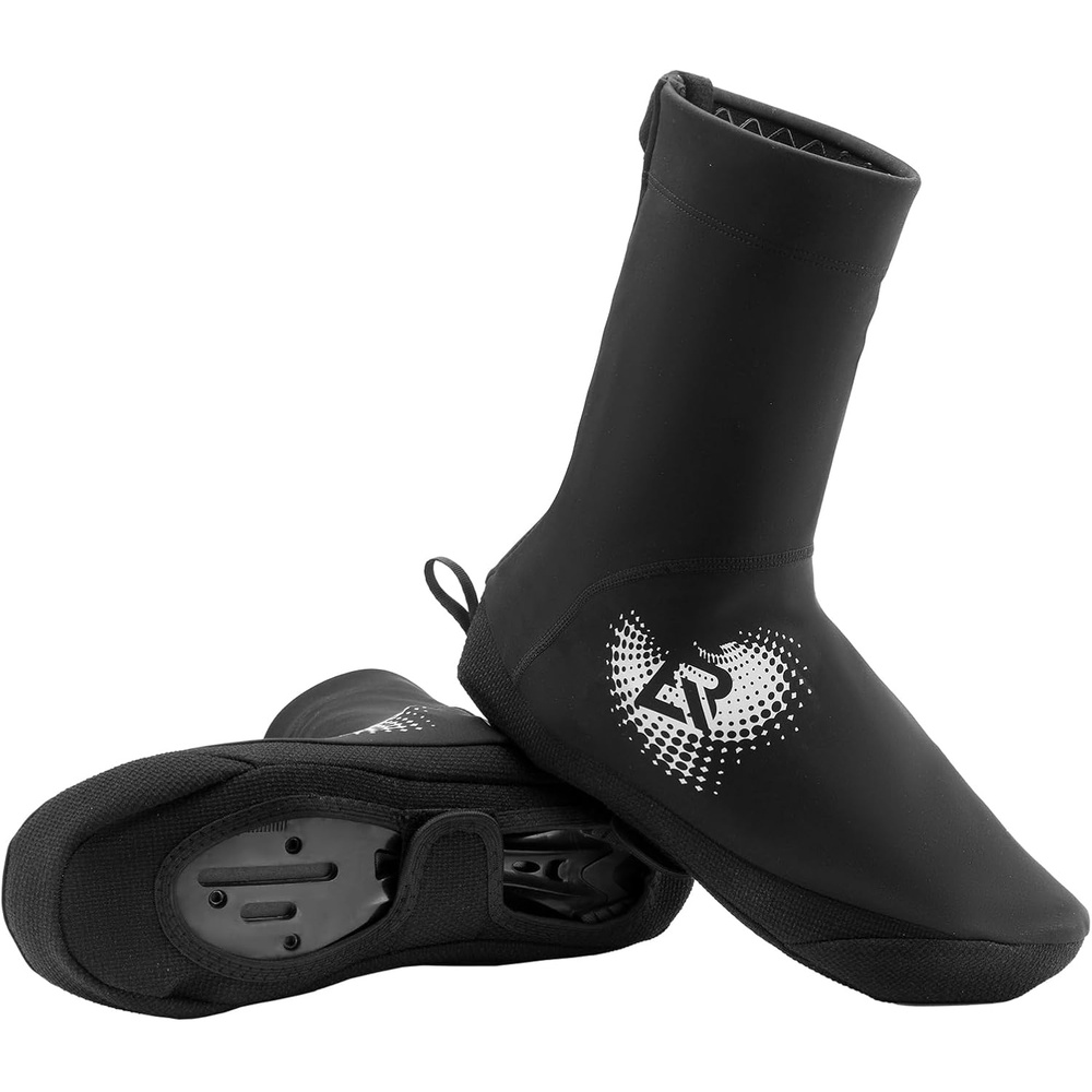 image:imageROCKBROS Cycling Shoe Covers Winter Thermal Windproof Full Bicycle Overshoes for Men and Women Mountain Road Bike Shoes Water ResistantXSmall