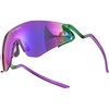 image:imageROCKBROS Photochromic Cycling Glasses for Men Women 24g Unique Temples amp Raised Frame UV400 Bike GlassesGreenpurple