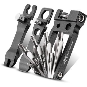 ROCKBROS 16 In 1 Multi-Function Bike Tool Kit – Portable Foldable Bike Multitool Cycling Tool Kit With Allen Wrench, Tire Levers(20 in 1 Tools)