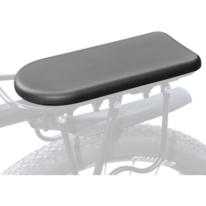 ROCKBROS Bike Rear Seat Kids Pad Manned Cushion with Hook & Loop Strap Child Bike Seat Bicycle Back Shelf MTB, Ebike Carrier for Cargo & Passenger (12.6 * 5.9 inch)