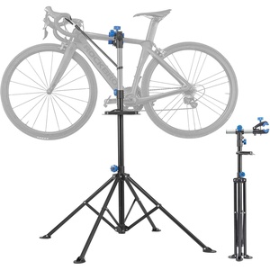 ROCKBROS Bike Repair Stand Bicycle Maintenance Rack Bike Stand for Maintenance Height Adjustable Foldable Bike Repair Mechanic Stand with Tool Tray for Mountain Road Bikes