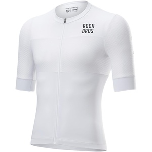 ROCKBROS Cycling Jersey Men, Short Sleeve Breathable & Quick Dry Cycling Jersey for Summer, Ergonomic & Elastic Road Bike