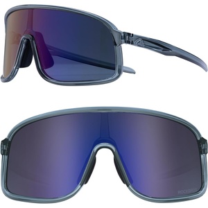 ROCKBROS Polarized Cycling Glasses Baseball Sunglasses Polarized Sunglasses for Men Womens UV400 Sports Sunglasses(Grey(purple))