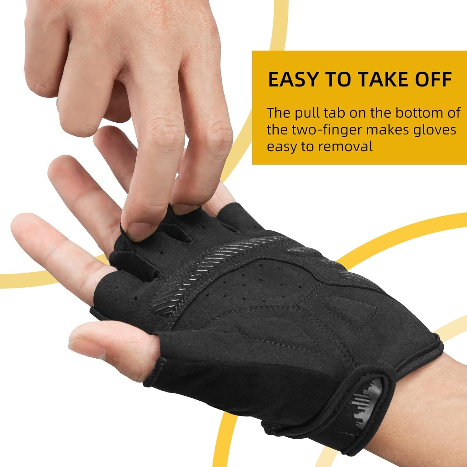 image:imageROCKBROS Touch Screen Cycling Gloves AntiSlip Breathable Full FingerAsia M US S