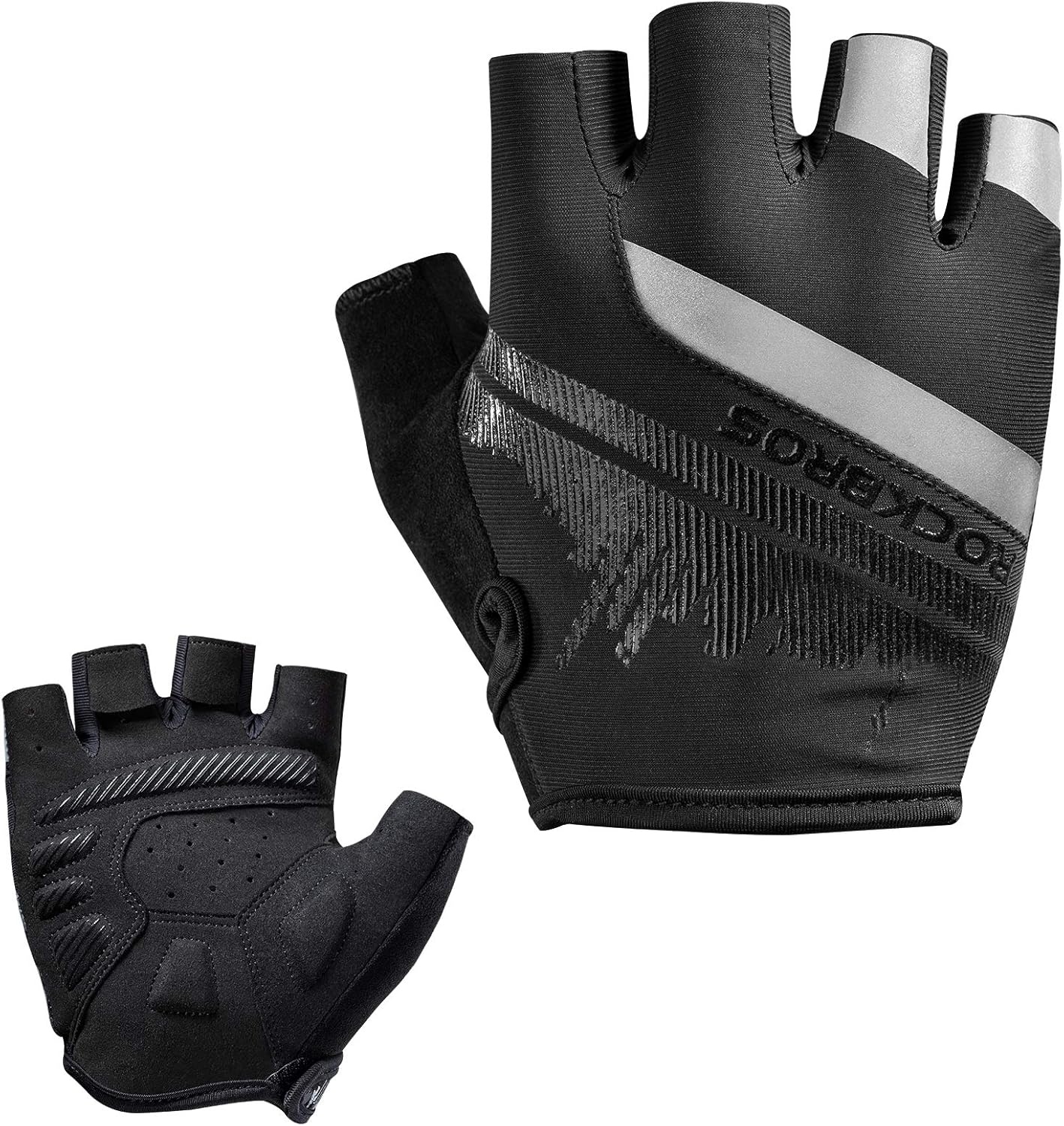 image:imageROCKBROS Touch Screen Cycling Gloves AntiSlip Breathable Full FingerAsia XL US L