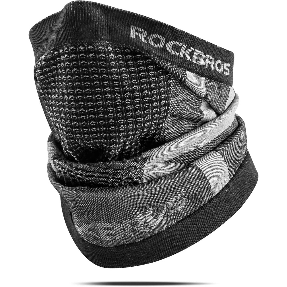 image:imageROCKBROS Neck Gaiter for Men Half Face Mask for Women Breathable Air Hole Design Suit for Ski Snowboard HuntingBlack