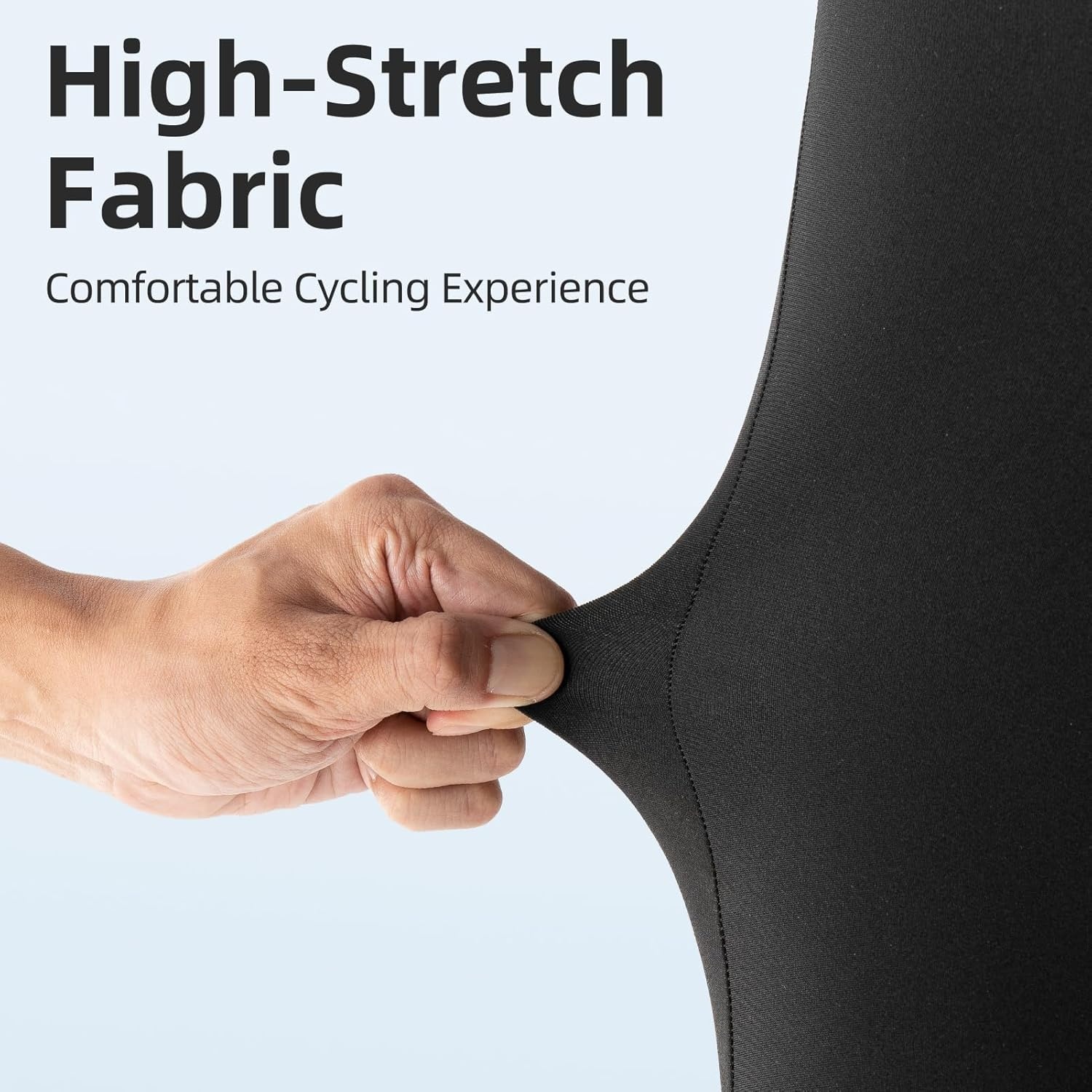 image:imageROCKBROS Mens Thermal Cycling Pants Padded with Pockets Cold Weather Biking Bicycle Leggings Black