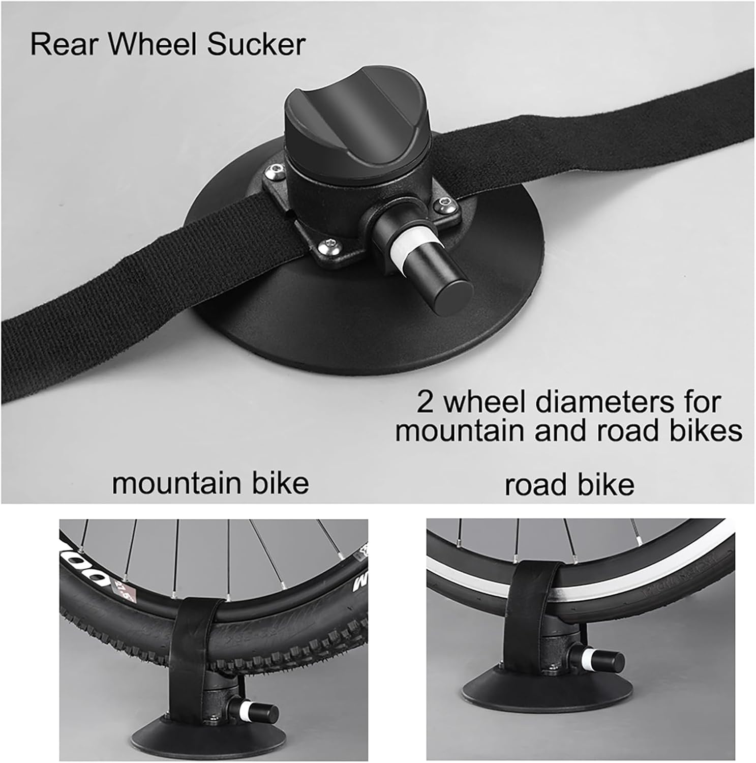 image:imageROCKBROS Suction Cup Roof Bike Rack for Car Roof Sucker Bicycle Carrier Quick Release Aluminium Alloy Roof Rack for 1 2 3 Bikes Max 2Bikes Blue1Bike Blue