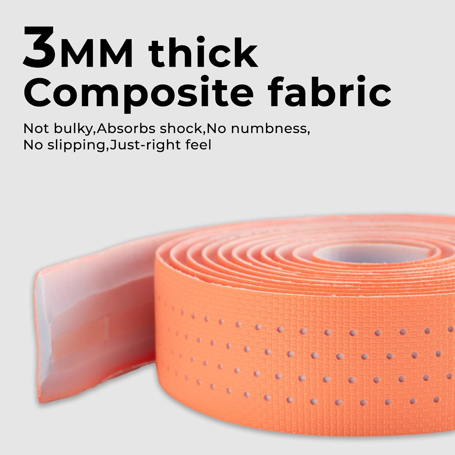 image:imageROCKBROS Bike Handlebar Tape for Road Bike Grip Tape Bicycle Handlebar Grip Tape Wraps Set of 2GreenOrange