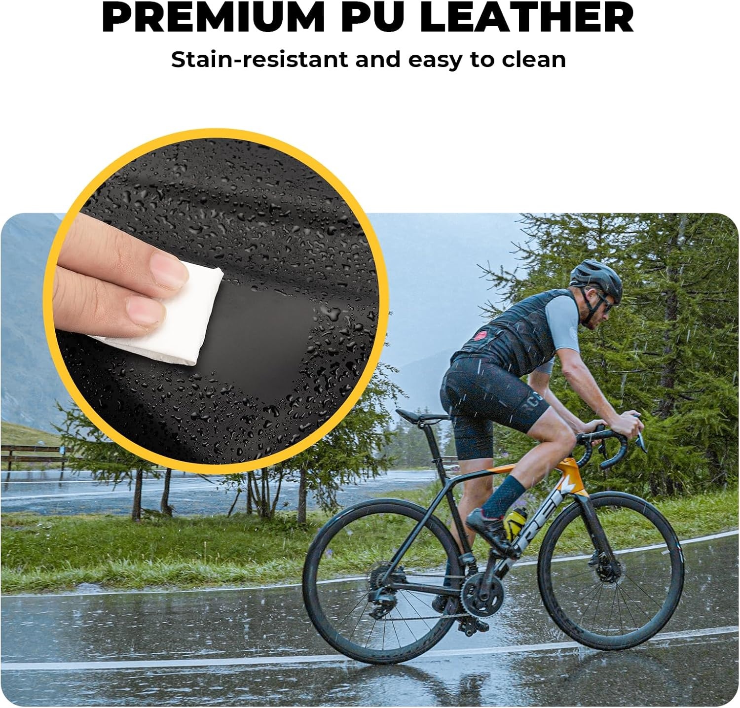 image:imageROCKBROS Bike Seat for Men Women Road Bike Saddle Breathable amp ergon Saddle for MTB RoadampFolding Comfortable Bicycle Seat