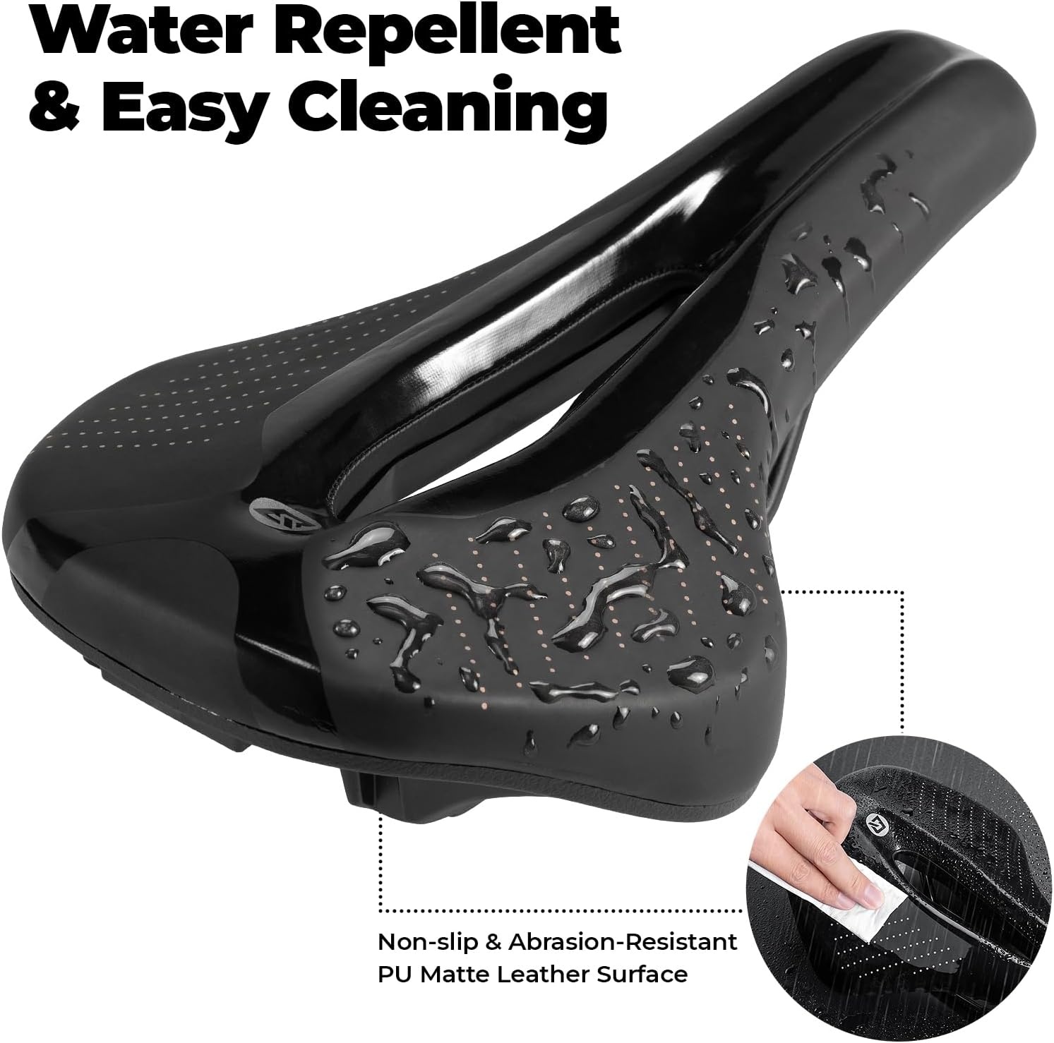 image:imageROCKBROS Bike Seats for Men Women Breathable amp Ergon Bike Saddles Comfortable Bike Seat Waterproof Foam Seat Cushion for Road Bike MTB