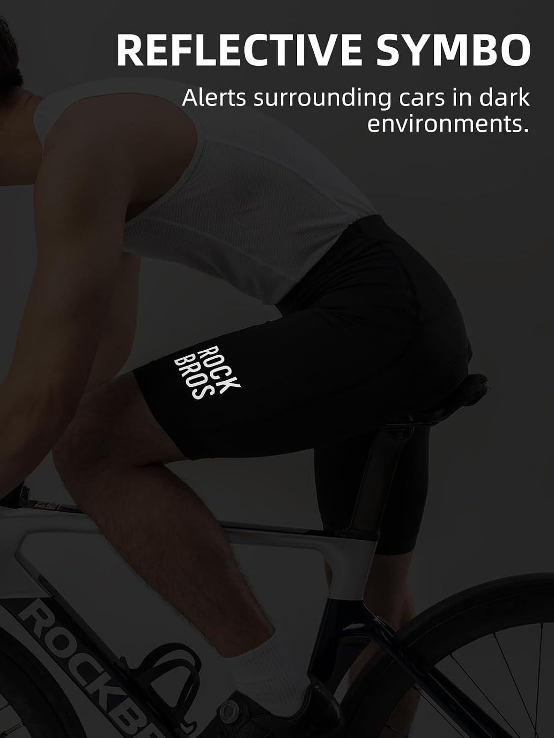 image:imageROCKBROS Bike Shorts for Men 3D Padded Cycling Shorts Men QuickDrying Biking Shorts Breathable Mountain Bike Shorts