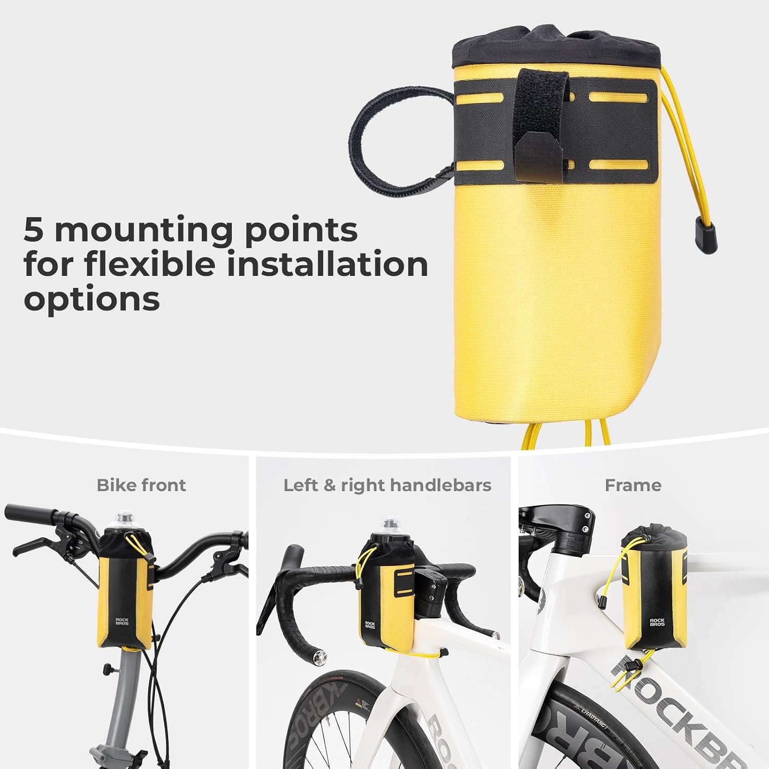 image:imageROCKBROS Bike Water Bottle Holders HandlebarUniversal Cycling Bicycle Water Bottle Cage for KidsMountainCruiserRoad Bikes Cup HolderFits Bottles Up to 35 in Diameter