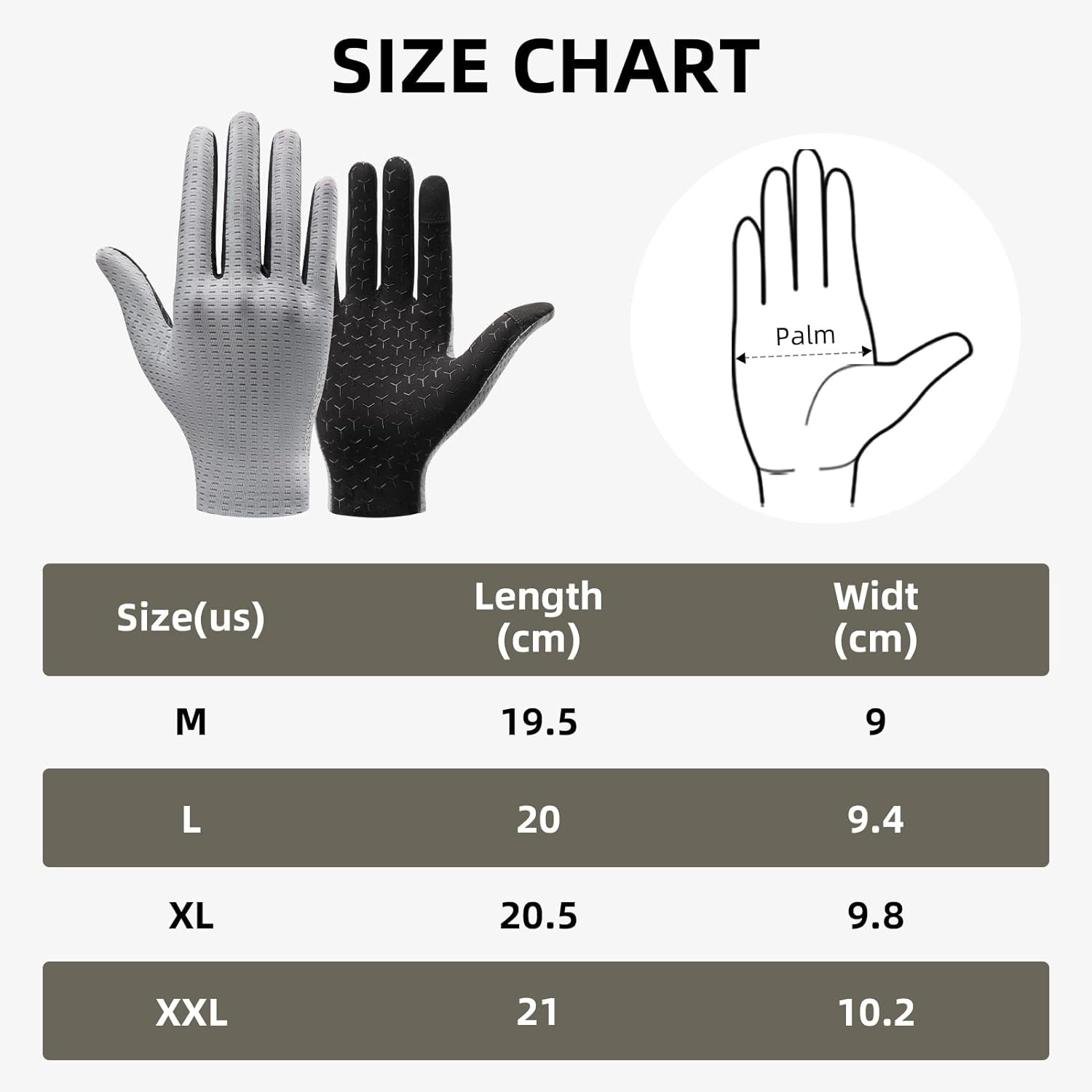 image:imageROCKBROS Cycling Gloves Mountain Bike Gloves Full Finger Cycling Gloves AntiSlip Bicycle Gloves for Men Women Cycling Sportsgrey