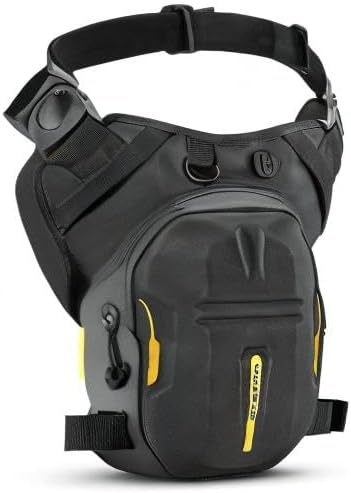 image:imageROCKBROS Drop Leg Bag 3 IN 1 Motorcycle Waist Pack Thigh Bag Magnetic Motorcycle Tank Bag Mutifunctions Leg Pouch for Men Women Cycling Hiking Running Camping Travel 10L Black
