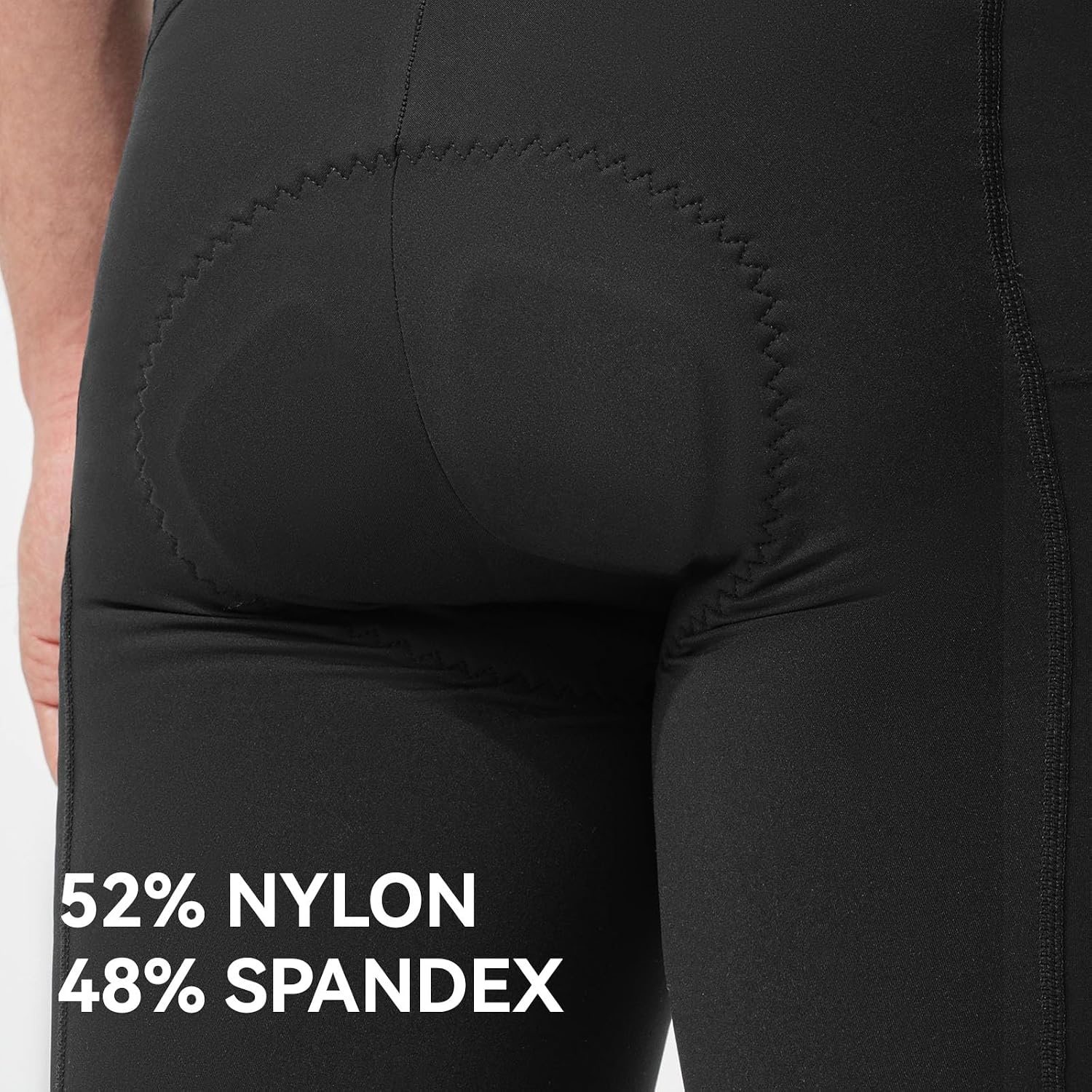 image:imageROCKBROS Mens Summer Cycling Shorts High Elastic Breathable Quick Dry Sponge Padded Zipper Pockets Bicycle Biking Tights