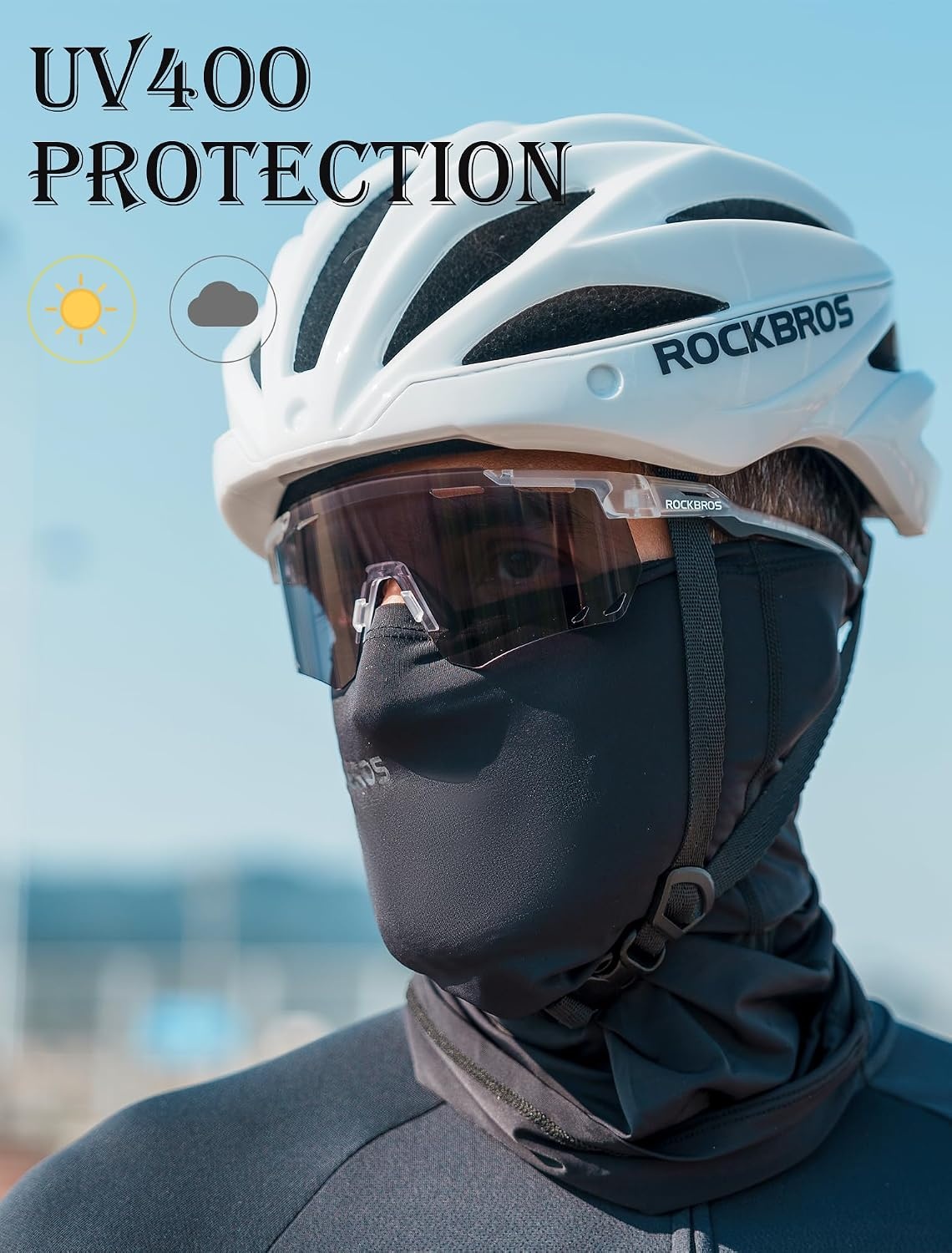 image:imageROCKBROS Photochromic Cycling Glasses Antifog Photochromic Sunglasses UV Protection Mountain Bike GlassesTransparent Gray