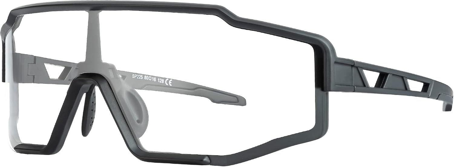 image:imageROCKBROS Photochromic Sunglasses for Men Women Sports Cycling Glasses UV Protection Windproof Bike Glasses for Running