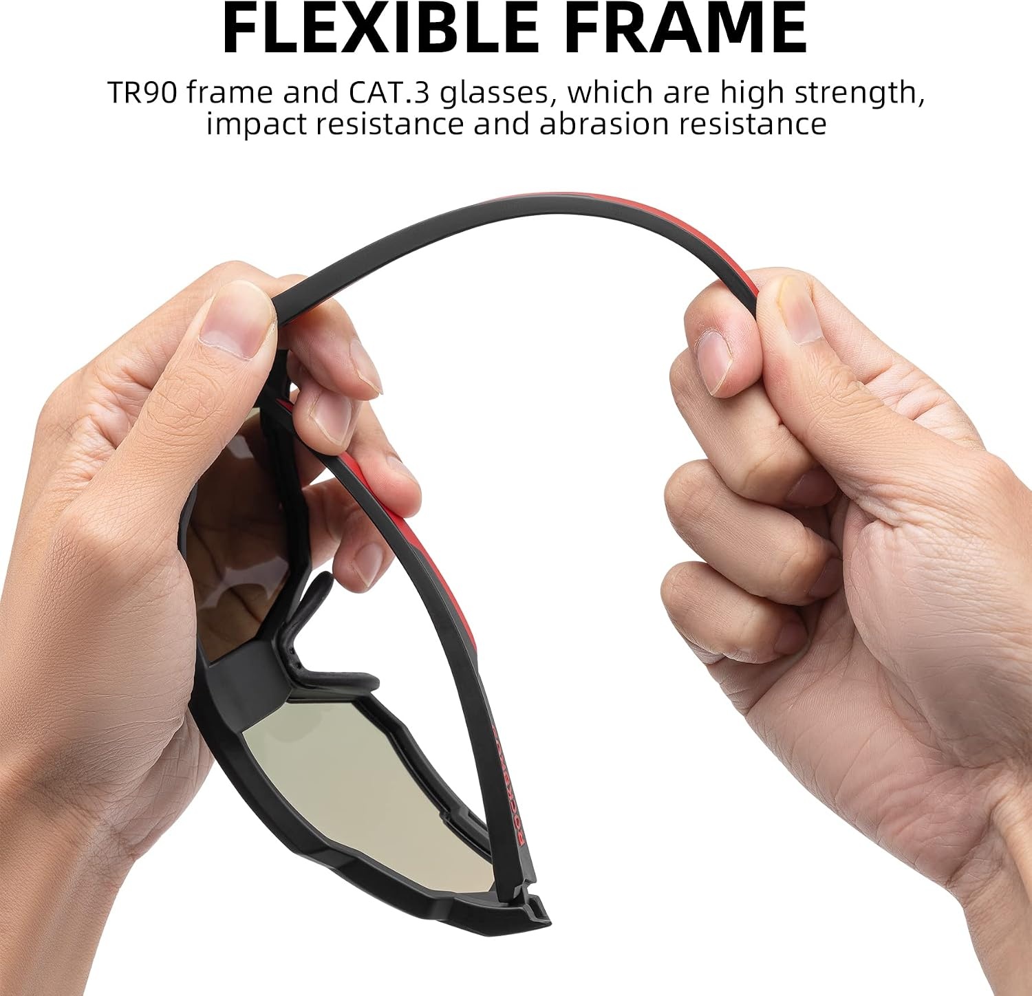 image:imageROCKBROS Polarized Photochromic Sports Sunglasses Smart Cycling Sunglasses for Men Women Cycling UV Protection