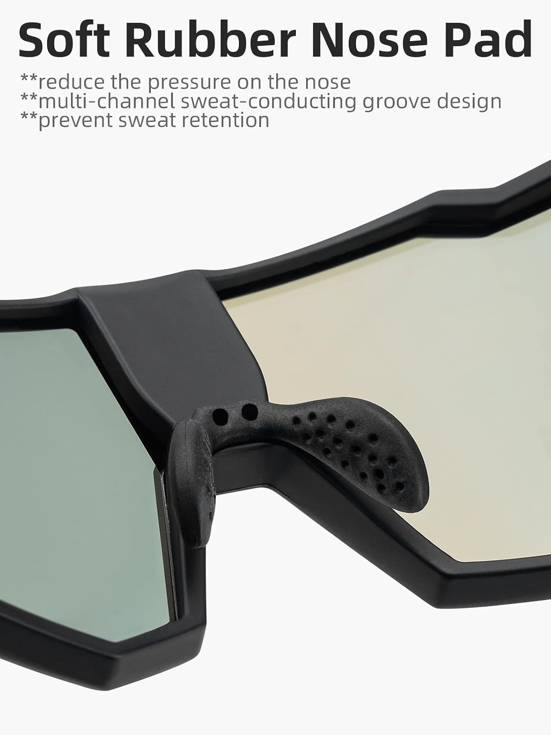 image:imageROCKBROS Polarized Photochromic Sports Sunglasses Smart Cycling Sunglasses for Men Women Cycling UV Protection
