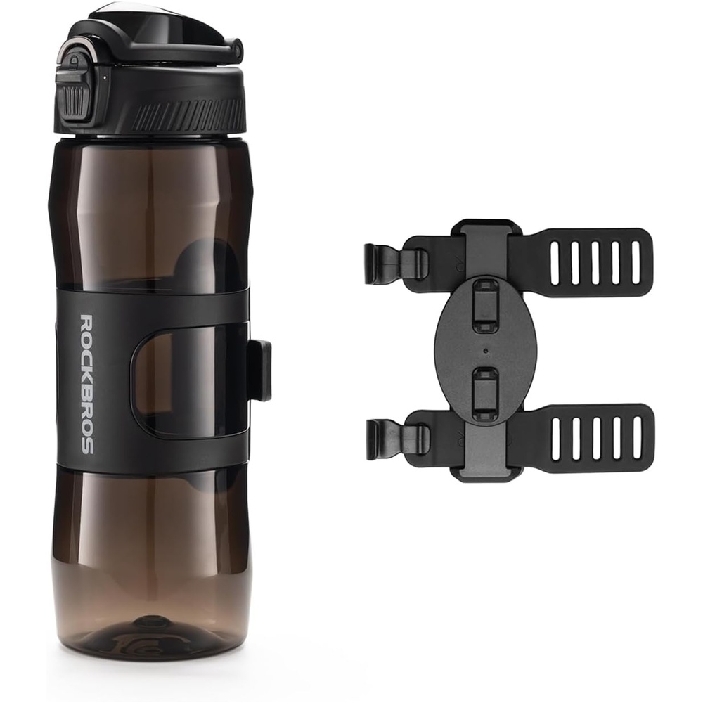 image:imageROCKBROS Bike Water Bottle BPAFree Cycling Water Bottle 24oz Magnetic Mount for MTB Road Bike Motorcycle Wheelchair